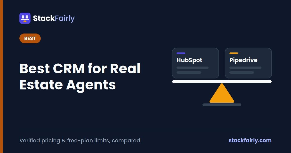 Best CRM for Real Estate Agents & Small Agencies (2026)