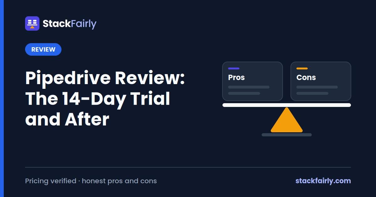 Pipedrive Review: What You Get in the 14-Day Trial (and After)